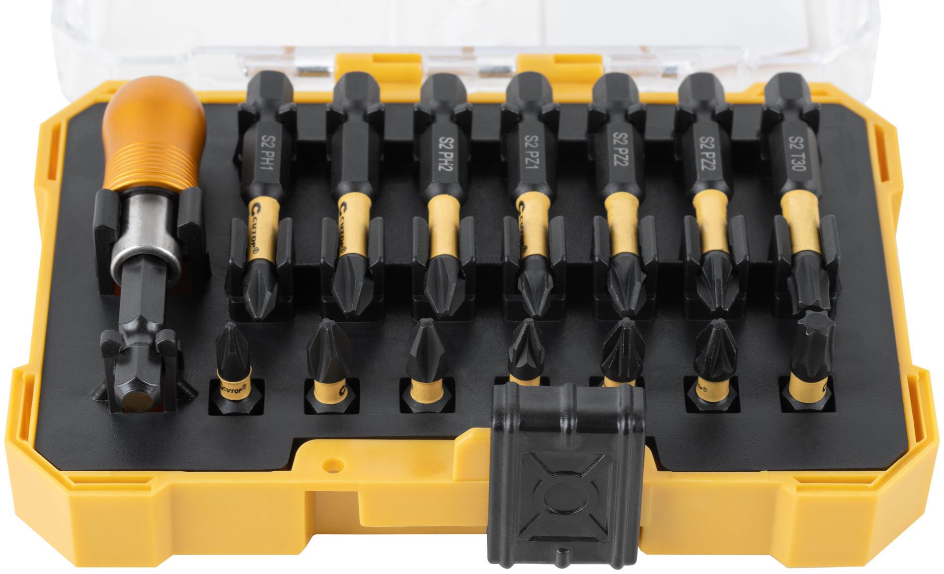 Набор торсионных бит Ударник 25/50 Cutop profi plus 83-991, 15 предметов - фото